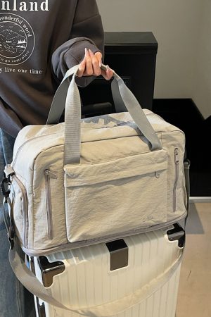 Lightweight Women's Travel Bag - Large Capacity Commuting Luggage, Sports Fitness & Maternity Storage Bag for Short-Distance Trips