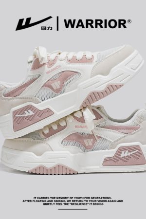 Lightweight Women's White Canvas Sneakers - Breathable Mesh Sports Shoes for Summer - Versatile Casual Footwear