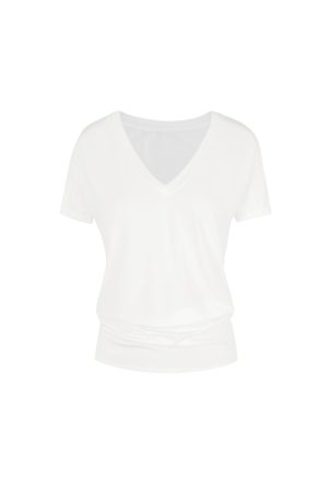 Loose Cool V-Neck Batwing Sleeve Short-Sleeve Top - Casual Chic Essential for Effortless Style, Perfect for 90s and Y2K Fashion Lovers