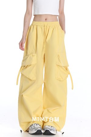 Loose Wide-Leg Quick-Dry Casual Work Pants for Summer 2025 - American Style Sports Trousers