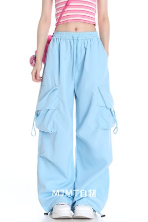 Loose Wide-Leg Quick-Dry Casual Work Pants for Summer 2025 - American Style Sports Trousers