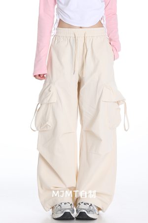 Loose Wide-Leg Quick-Dry Casual Work Pants for Summer 2025 - American Style Sports Trousers