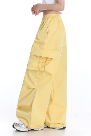 Loose Wide-Leg Quick-Dry Casual Work Pants for Summer 2025 - American Style Sports Trousers