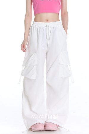 Loose Wide-Leg Quick-Dry Casual Work Pants for Summer 2025 - American Style Sports Trousers