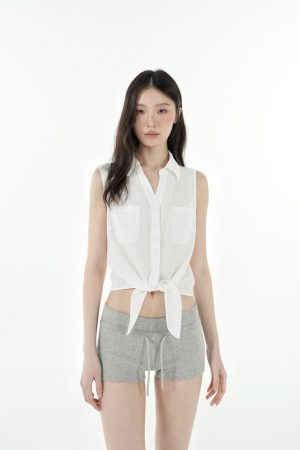 Low-Waist Slim-Fit Elastic Sports Knitted Shorts for Women - Casual Activewear, Perfect for Gym and Outdoor Activities