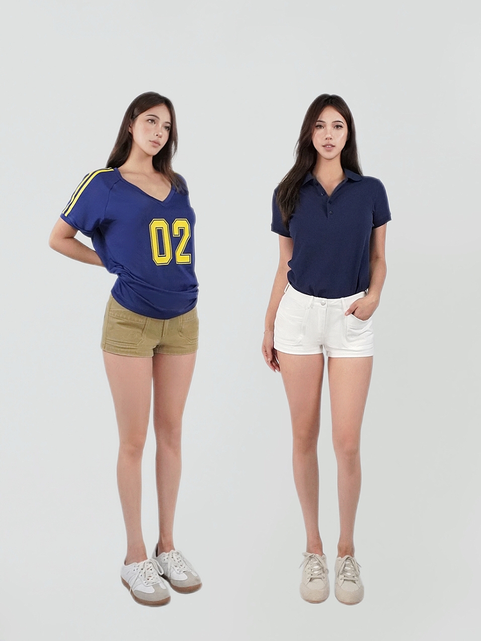 Low-Waist Vintage Washed Denim Straight Shorts in 90s Style for Trendy Summer Fashion Low-Waist Vintage Washed Denim Straight Shorts in 90s Style for Trendy Summer Fashion