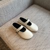 Mary Jane Flats for Women - 2025 Spring Style, Lambskin, One-Strap Buckle, Soft Sole, Shallow Mouth, Chic Flat Shoes