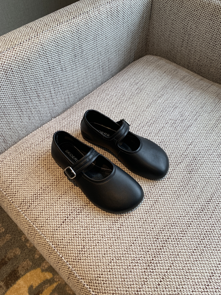 Mary Jane Flats for Women - 2025 Spring Style, Lambskin, One-Strap Buckle, Soft Sole, Shallow Mouth, Chic Flat Shoes Mary Jane Flats for Women - 2025 Spring Style, Lambskin, One-Strap Buckle, Soft Sole, Shallow Mouth, Chic Flat Shoes