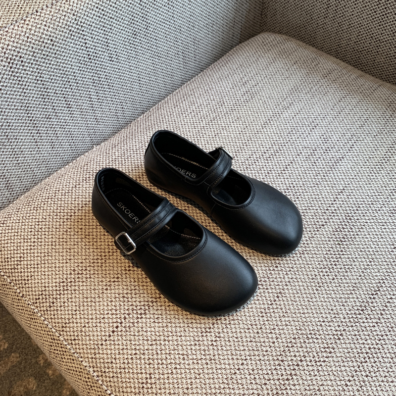 Mary Jane Flats for Women - 2025 Spring Style, Lambskin, One-Strap Buckle, Soft Sole, Shallow Mouth, Chic Flat Shoes Mary Jane Flats for Women - 2025 Spring Style, Lambskin, One-Strap Buckle, Soft Sole, Shallow Mouth, Chic Flat Shoes