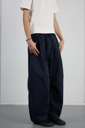 Men's 2025 Summer Wide-Leg Vertical Blade Casual Cargo Pants - Loose Fit Versatile Trousers for a Trendy Look