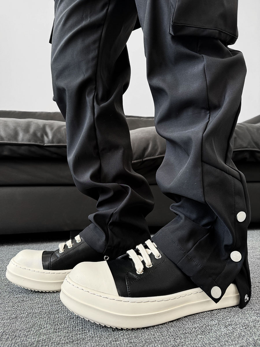 Men's American Style Cleanfit Derby Shoes with Milk-Flavored Sole, Minimalist Canvas Sneakers for High Street Commuting Men's American Style Cleanfit Derby Shoes with Milk-Flavored Sole, Minimalist Canvas Sneakers for High Street Commuting