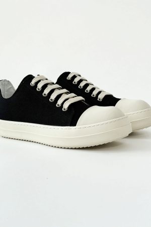 Men's American Style Cleanfit Derby Shoes with Milk-Flavored Sole, Minimalist Canvas Sneakers for High Street Commuting