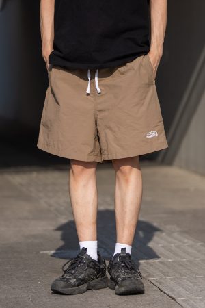 Men's and Women's Summer Outdoor Quick-Dry Breathable Sports Shorts - Solid Color Loose Fit Lightweight Beach Five-Point Pants