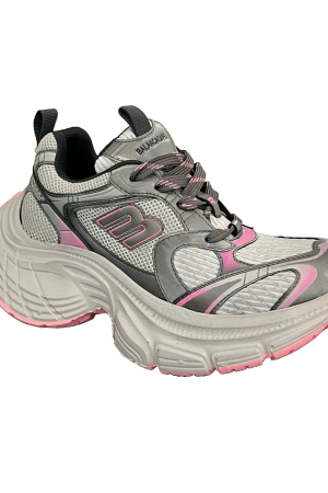 Men's and Women's Vintage Black Thick-Soled Dad Shoes - Height-Increasing Sports Sneakers for Couple, 90s Inspired