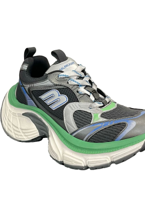 Men's and Women's Vintage Black Thick-Soled Dad Shoes - Height-Increasing Sports Sneakers for Couple, 90s Inspired