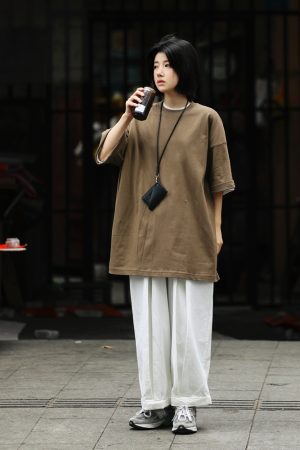 Men's Basic Cotton Undershirt - Loose Fit Short Sleeve, Round Neck, Non-Deformable, Zero Shrinkage, 230g Fabric