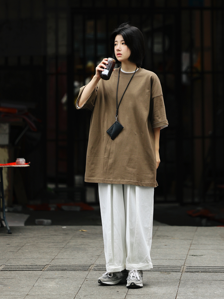 Men's Basic Cotton Undershirt - Loose Fit Short Sleeve, Round Neck, Non-Deformable, Zero Shrinkage, 230g Fabric Men's Basic Cotton Undershirt - Loose Fit Short Sleeve, Round Neck, Non-Deformable, Zero Shrinkage, 230g Fabric