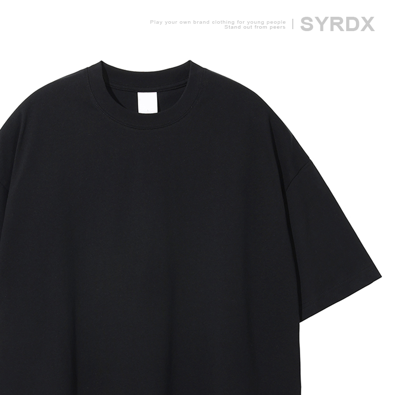 Men's Basic Cotton Undershirt - Loose Fit Short Sleeve, Round Neck, Non-Deformable, Zero Shrinkage, 230g Fabric Men's Basic Cotton Undershirt - Loose Fit Short Sleeve, Round Neck, Non-Deformable, Zero Shrinkage, 230g Fabric