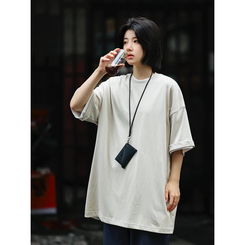 Men's Basic Cotton Undershirt - Loose Fit Short Sleeve, Round Neck, Non-Deformable, Zero Shrinkage, 230g Fabric Men's Basic Cotton Undershirt - Loose Fit Short Sleeve, Round Neck, Non-Deformable, Zero Shrinkage, 230g Fabric