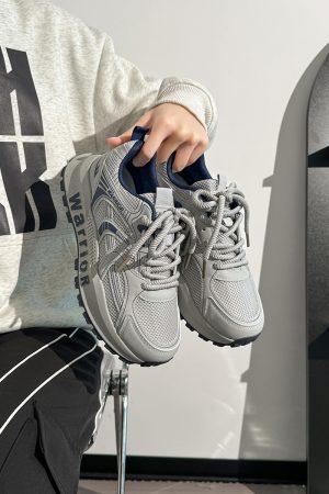 Men's Breathable Mesh Summer Shoes - Thick-Soled Casual Dad Sneakers - Soft-Bottom Versatile Sports Footwear