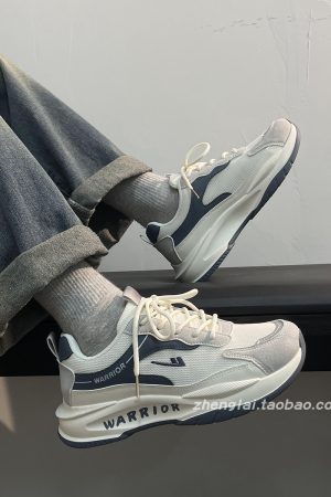 Men's Breathable Mesh Summer Shoes - Thick-Soled Casual Dad Sneakers - Soft-Bottom Versatile Sports Footwear