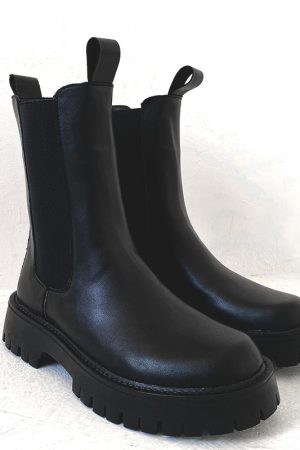 Men's British Style Chelsea Boots - Genuine Leather High-Top Knight Martin Boots for Trendy Instagram Looks - European & American Fashion