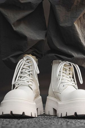 Men's British Style Zipper Chelsea Martin Boots - Height-Increasing Genuine Leather High-Top Thick-Soled Fleece Snow Boots for Autumn & Winter