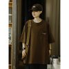 Men's Casual Retro Printed T-Shirt - Summer Loose Fit Round Neck Short Sleeve City Boy Trendy Minimalist Style