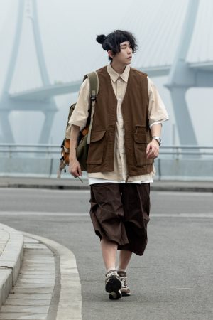 Men's Casual Sleeveless Tank Top - Wednesday Holiday Work Vest, Loose Fit, Couple Matching Design, Relaxed Style