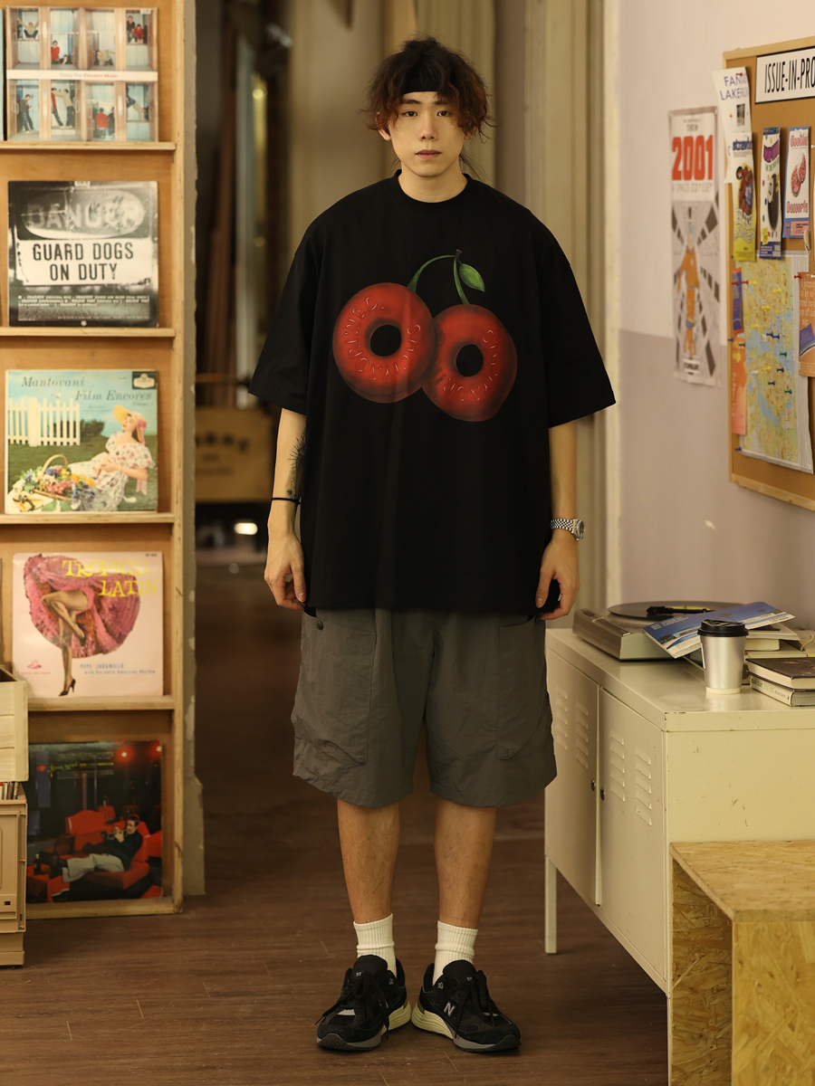 Men's Elastic Waist Shorts, Japanese Style Loose Casual Straight Pants, Summer 2023 Trend, Comfortable Fashion for Everyday Wear Men's Elastic Waist Shorts, Japanese Style Loose Casual Straight Pants, Summer 2023 Trend, Comfortable Fashion for Everyday Wear