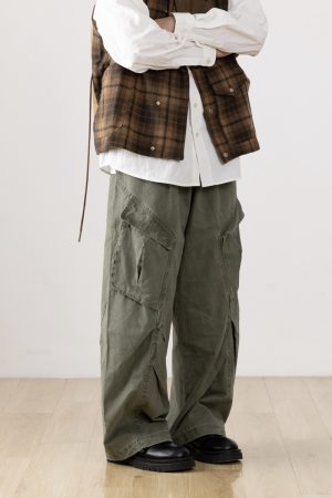 Men's Floor-Length Pleated Draped Casual Pants - Versatile American Style for Autumn, Trendy Workwear and Everyday Fashion