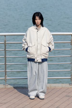 Men's Gray Casual Wide-Leg Sweatpants - Trendy Curved Blade Design for Sports & Everyday Wear, Perfect for Y2K Style