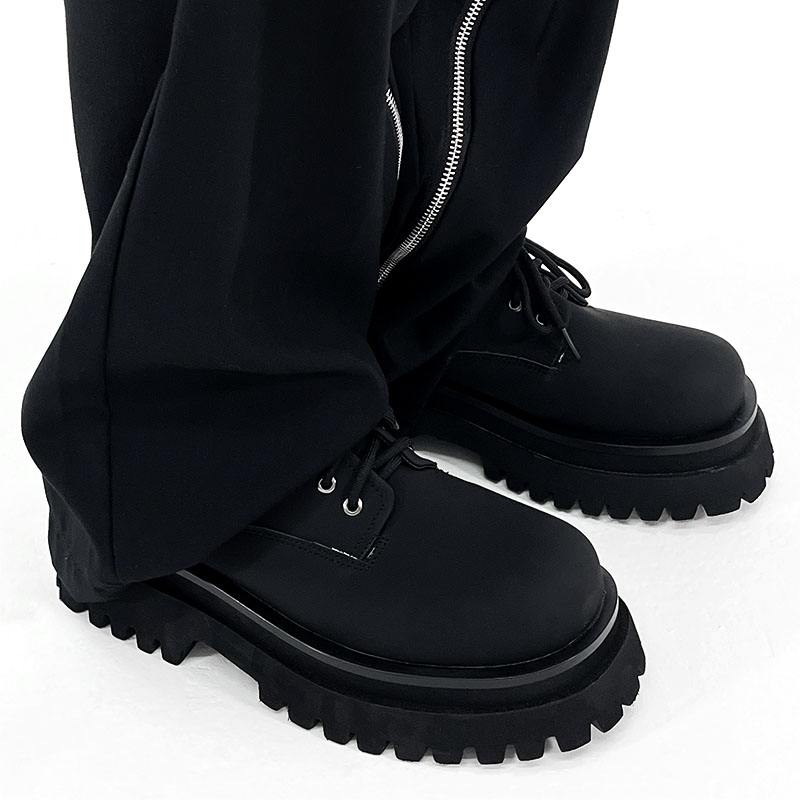 Men's High-End British Style Derby Shoes, Round Toe Leather, Thick-Soled, Height-Increasing, Trendy Formal Footwear Men's High-End British Style Derby Shoes, Round Toe Leather, Thick-Soled, Height-Increasing, Trendy Formal Footwear