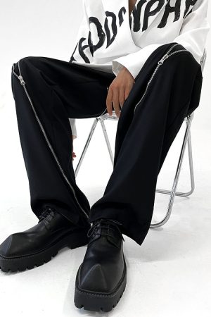 Men's High-End Leather Derby Shoes - Trendy British Style, Height Increasing, Square Toe, Perfect for Formal & High Street Looks