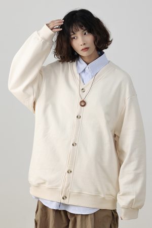 Men's Japanese Retro Casual Two-Piece Sweater Set, Spring Autumn Knitted Shirt, Lazy Style, National Trend, Y2K Fashion