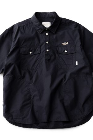 Men's Japanese Retro Summer Workwear Polo Shirt - Trendy Casual Half-Sleeve T-Shirt for 90s Inspired Style