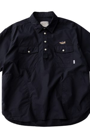 Men's Japanese Retro Summer Workwear Polo Shirt - Trendy Casual Half-Sleeve T-Shirt for 90s Inspired Style