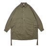Men's Japanese Style Herringbone Bamboo Blend Shirt Jacket - Loose Windproof Coat for Spring and Autumn Fashion