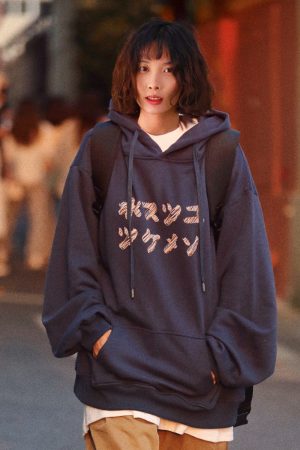 Men's Japanese-Style Thickened Fleece-Lined Hoodie - Loose Retro Top for Spring & Autumn, Couples' Outfit Jacket