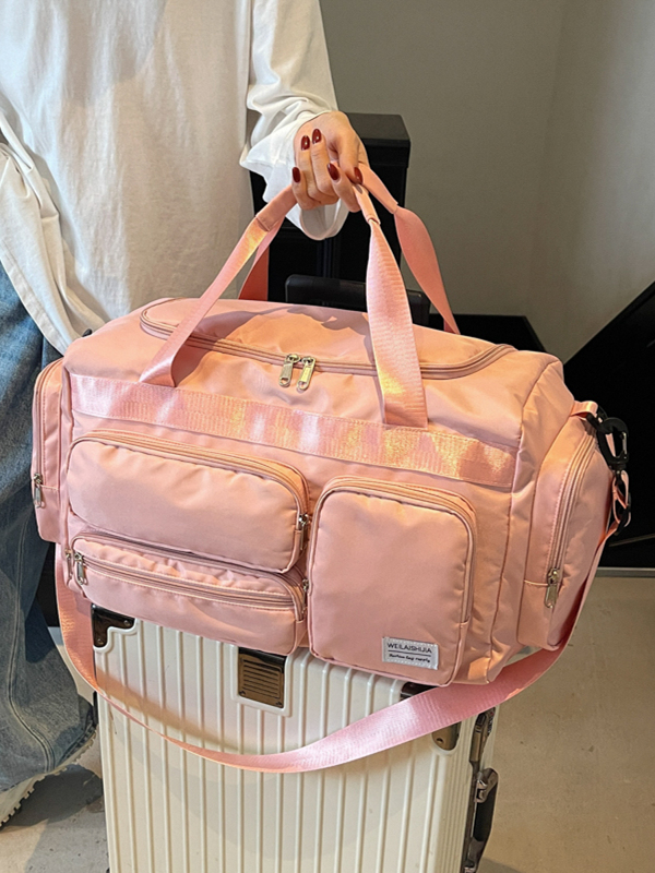 Men's Large Capacity Sports Fitness Bag - Lightweight Shoulder Tote for Short Trips & Business Travel - Versatile Maternity Luggage Bag Men's Large Capacity Sports Fitness Bag - Lightweight Shoulder Tote for Short Trips & Business Travel - Versatile Maternity Luggage Bag