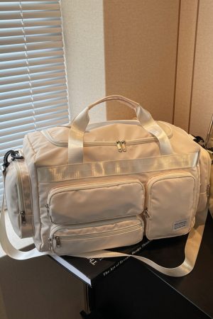 Men's Large Capacity Sports Fitness Bag - Lightweight Shoulder Tote for Short Trips & Business Travel - Versatile Maternity Luggage Bag