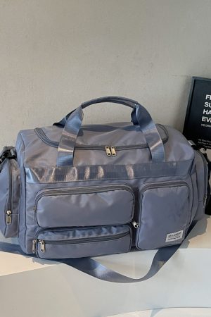 Men's Large Capacity Sports Fitness Bag - Lightweight Shoulder Tote for Short Trips & Business Travel - Versatile Maternity Luggage Bag