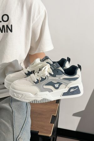 Men's Lightweight Breathable Mesh Sneakers, Korean Style Casual Summer Shoes, Trendy Versatile Design