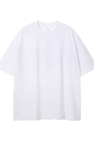 Men's Loose Fit Basic Cotton Undershirt, Round Neck, Short Sleeve, Non-Deformable, Zero Shrinkage, Casual Everyday Essential