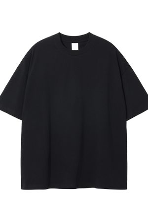 Men's Loose Fit Basic Cotton Undershirt, Round Neck, Short Sleeve, Non-Deformable, Zero Shrinkage, Casual Everyday Essential