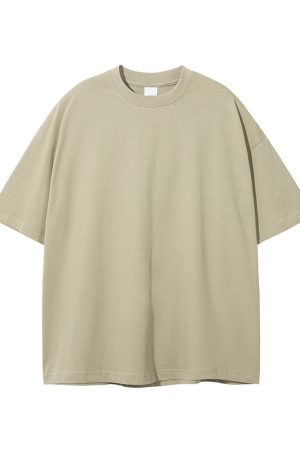 Men's Loose Fit Basic Cotton Undershirt, Round Neck, Short Sleeve, Non-Deformable, Zero Shrinkage, Casual Everyday Essential