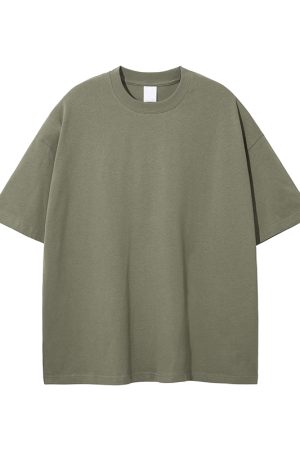 Men's Loose Fit Basic Cotton Undershirt, Round Neck, Short Sleeve, Non-Deformable, Zero Shrinkage, Casual Everyday Essential