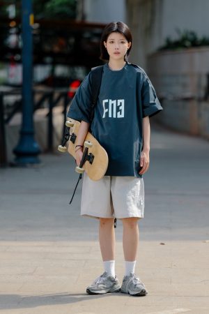 Men's Loose-Fit Japanese Retro Pocket Shorts - Casual Thin Streetwear Five-Point Design