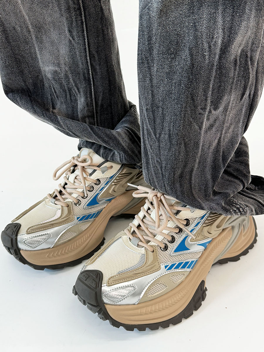 Men's Mech Black Rattlesnake Dad Shoes - Retro 90s Warrior Sports Sneakers for Couples, Stylish Running Footwear, National Trend Men's Mech Black Rattlesnake Dad Shoes - Retro 90s Warrior Sports Sneakers for Couples, Stylish Running Footwear, National Trend