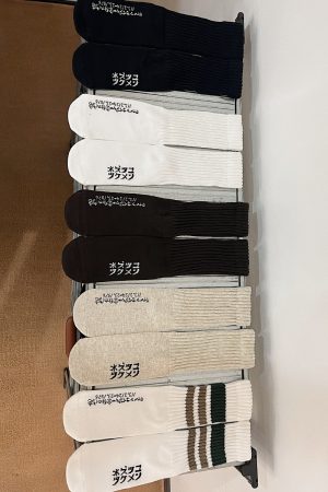 Men's Mid-Tube Socks, Japanese-Style Printed Couple Socks for Autumn & Winter, Women's American Sports Socks, Trendy Streetwear Fashion